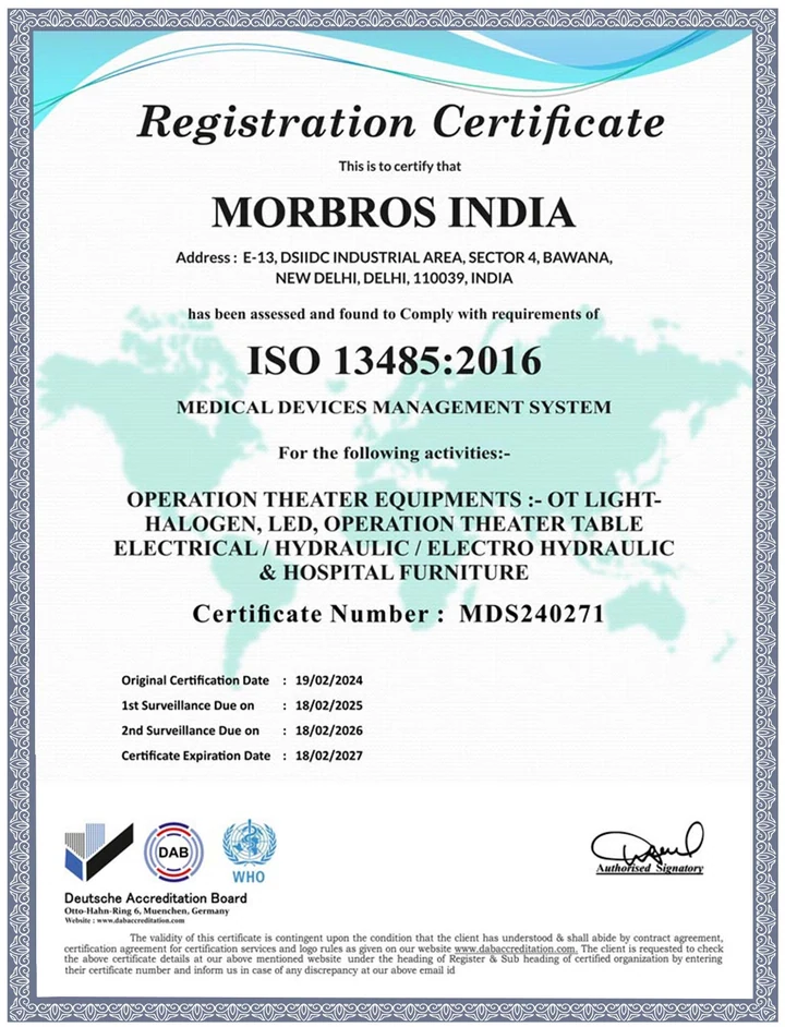 Morbros India iso-13485 document